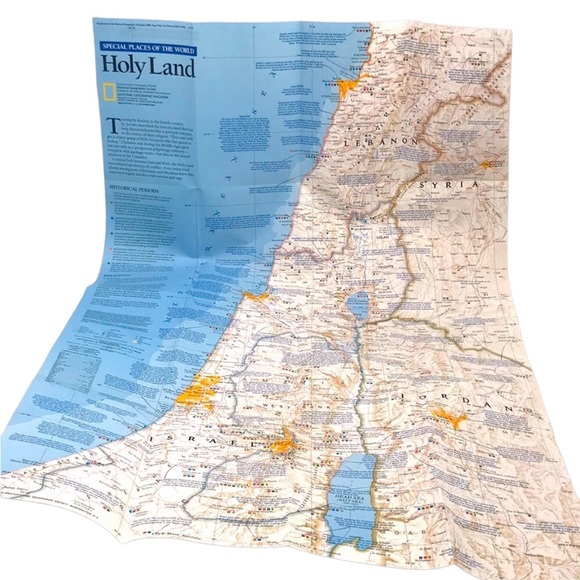 National 🗺 Geographic Holy Land Map - Picture 4 of 5